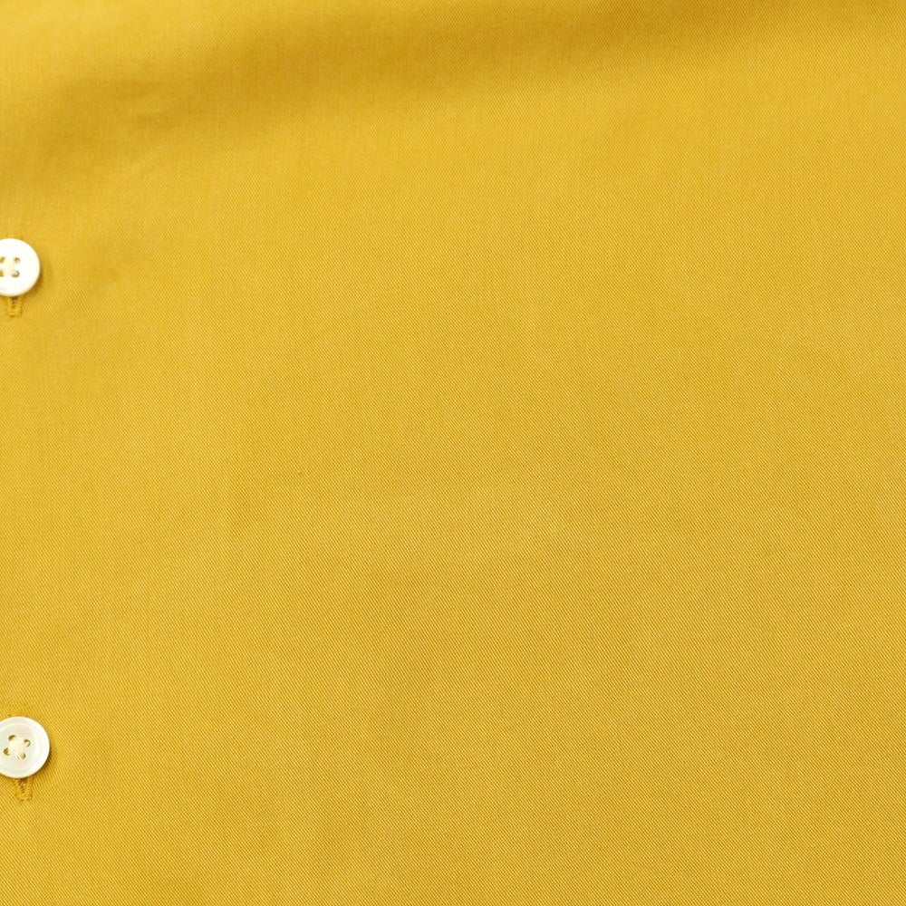 【中古】ポーチュギース フランネル Portuguese Flannel リヨセル オープンカラー半袖シャツ マスタード【 M 】【 状態ランクC 】【 メンズ 】