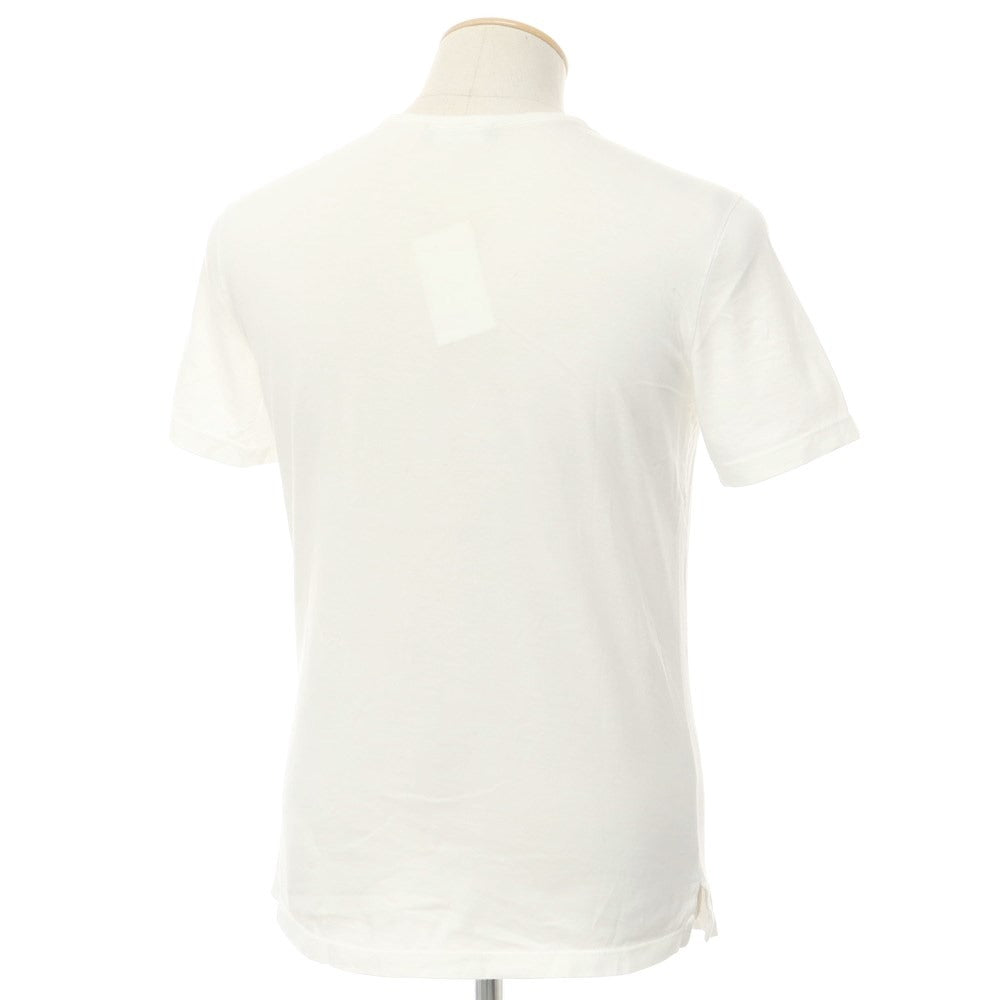 [Used] Girelli Bruni Henry Neck Short Sleeve T-Shirt White [44] [Condition Rank B] [Men&