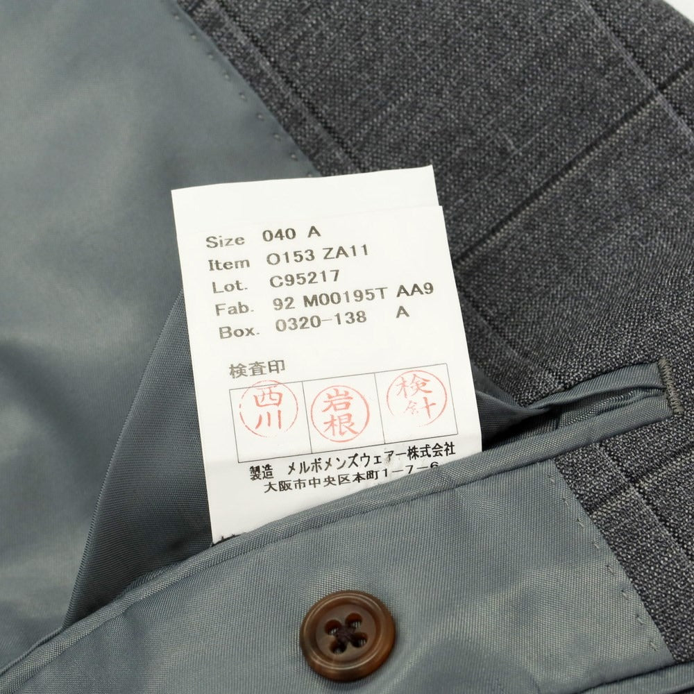 [Used] Azabu tailor wool set-up 2-button suit, grey [Size 40/79] [GRY] [S/S] [Condition Rank B] ​​[Men&