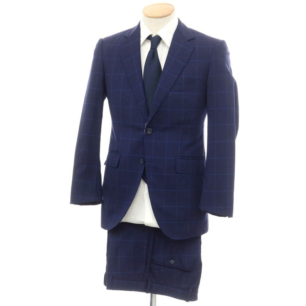 [Used] Azabu tailor wool set-up 2-button suit navy x blue [size 40/79] [NVY] [S/S] [Condition rank B] ​​[Men&