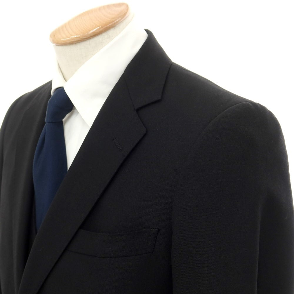 【中古】アザブテーラー azabu tailor ウール スリーピース 2つボタンスーツ ブラック【 40/79 】【 状態ランクB 】【 メンズ 】