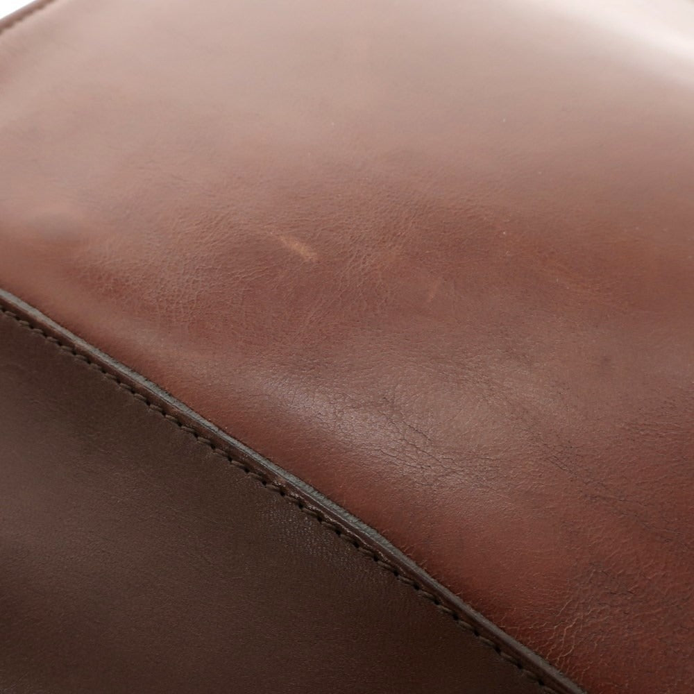 [Used] Tusting azabu tailor special order leather clutch bag brown [Condition rank C] [Men&