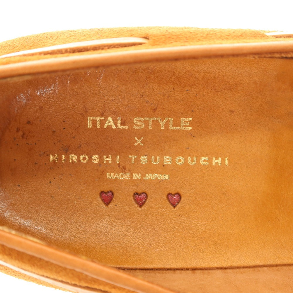 [Used] Hiroshi Tsubouchi HIROSHI TSUBOUCHI ITAL STYLE Special Order Suede Tassel Loafers Brown [6 1/2] [Condition Rank C] [Men&