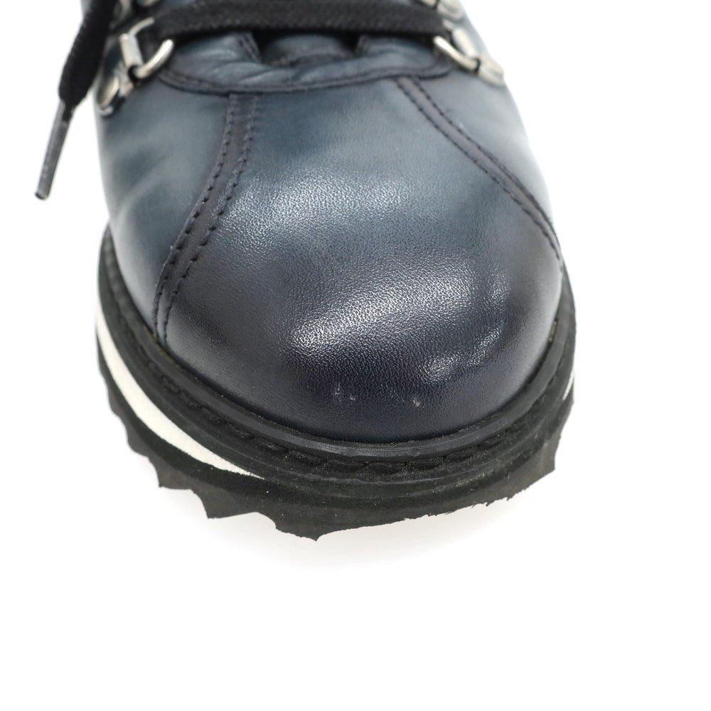 [Used] CALCE Leather Mountain Boots Navy [39] [Condition Rank B] [Men&