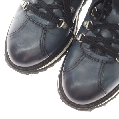 [Used] CALCE Leather Mountain Boots Navy [39] [Condition Rank B] [Men&