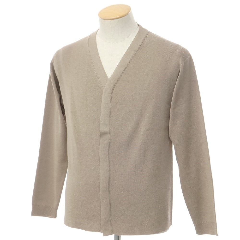 [Used] ABAHOUSE High Gauge Cardigan, Dark Beige [44] [Condition Rank A] [Men&