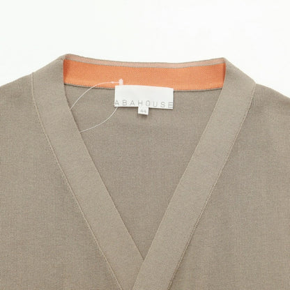 [Used] ABAHOUSE High Gauge Cardigan, Dark Beige [44] [Condition Rank A] [Men&