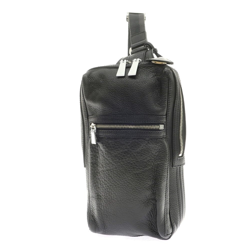 [Used] Aniary Leather Shoulder Bag Black [Condition Rank B] ​​[Men&