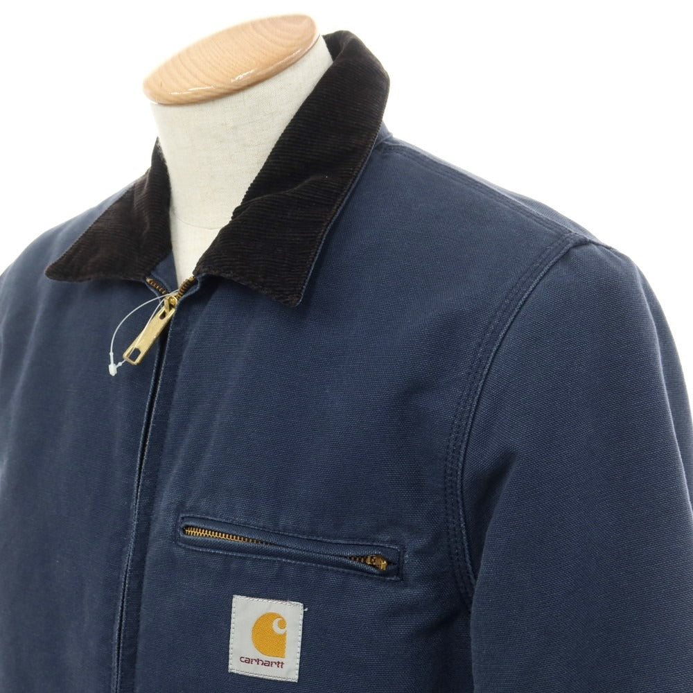 【中古】カーハート Carhartt コットン系 ジップアップ 裏ボア ワークジャケット ネイビー【 S 】【 状態ランクC 】【 メンズ 】