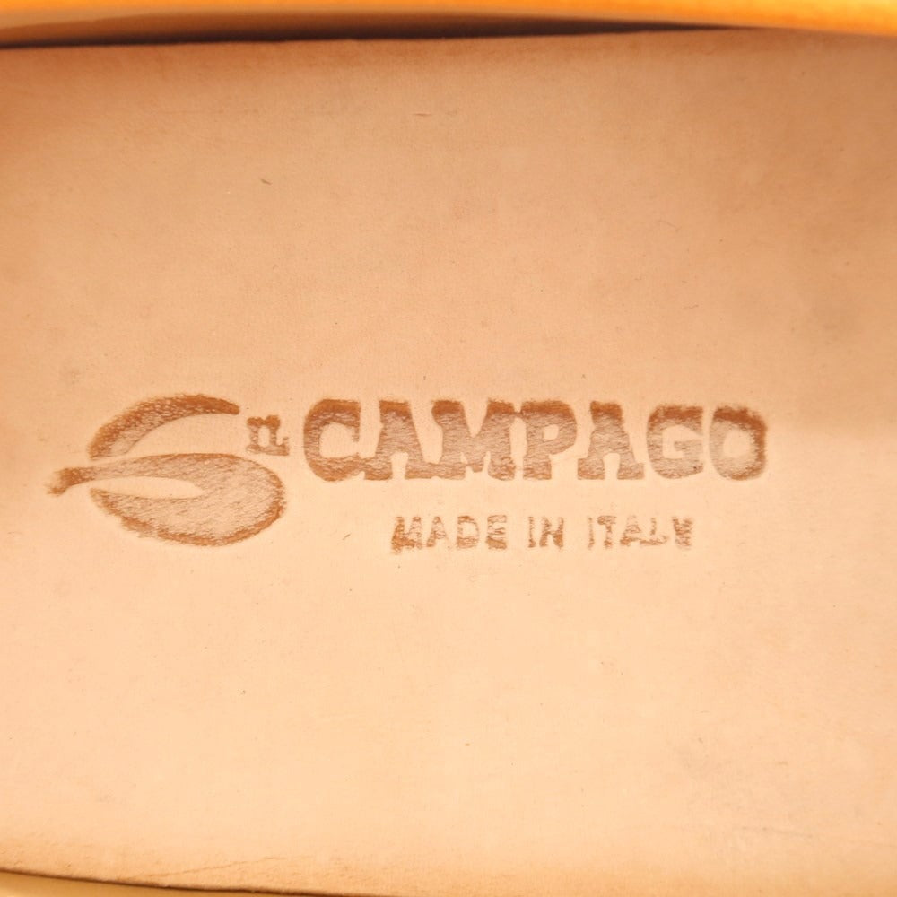 [Used] [Unused] IL CAMPAGO Leather Vamp Loafer Orange [42] [Condition Rank S] [Men&