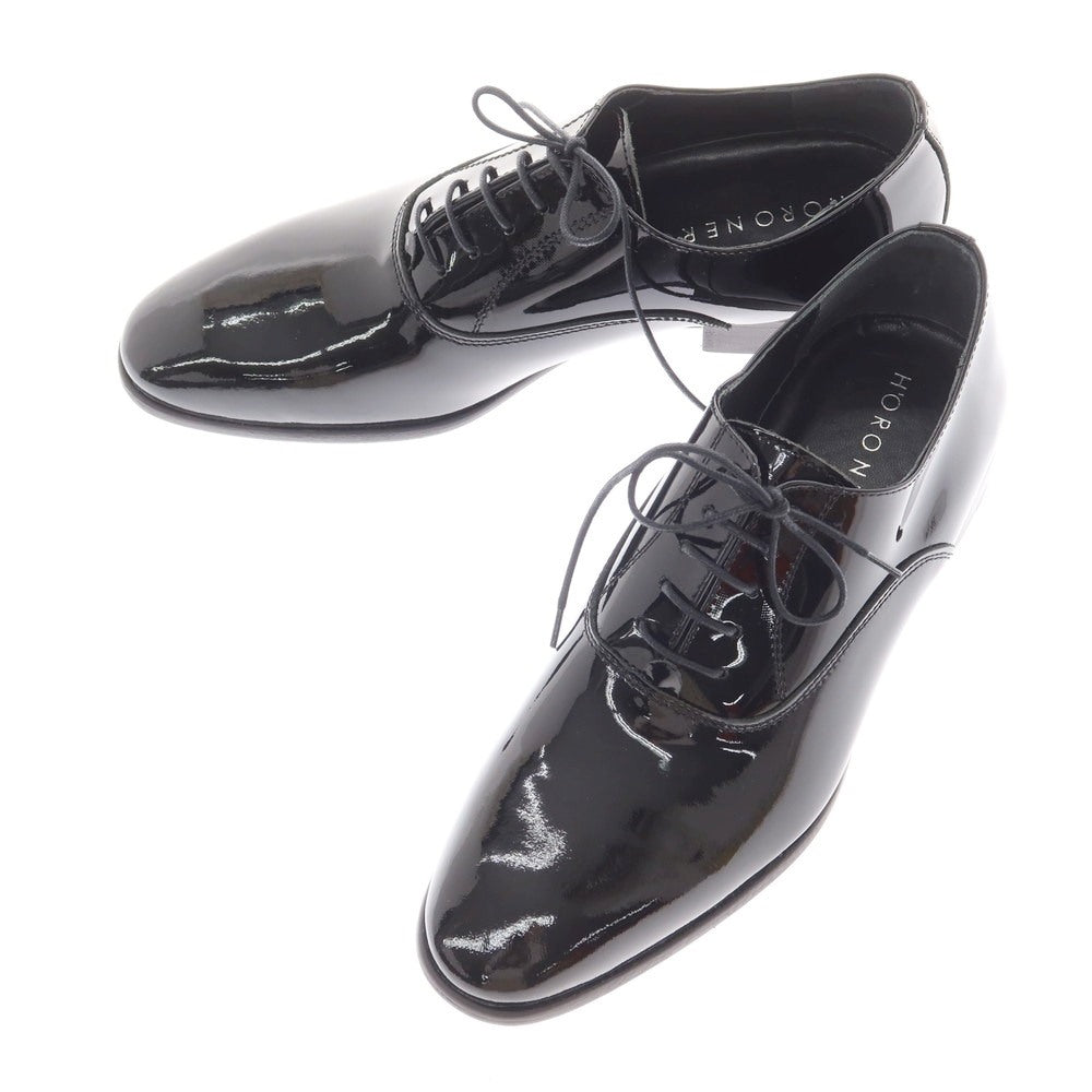 [Used] [Unused] HORO NERO Patent Leather Plain Toe Dress Shoes Black [39] [Condition Rank S] [Men&