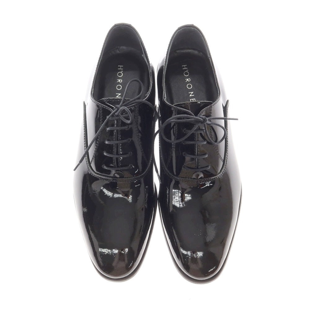 [Used] [Unused] HORO NERO Patent Leather Plain Toe Dress Shoes Black [39] [Condition Rank S] [Men&