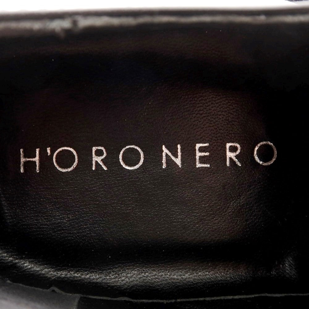 [Used] [Unused] HORO NERO Patent Leather Plain Toe Dress Shoes Black [39] [Condition Rank S] [Men&