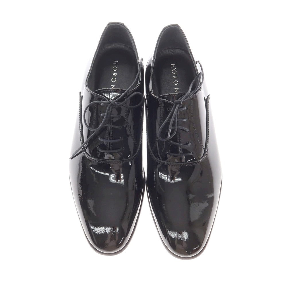 [Used] [Unused] HORO NERO Patent Leather Plain Toe Dress Shoes Black [40] [Condition Rank S] [Men&