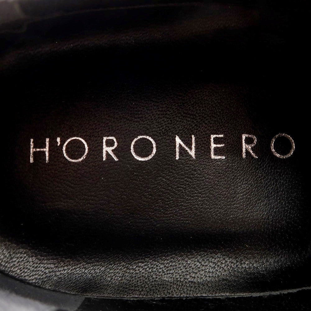 [Used] [Unused] HORO NERO Patent Leather Plain Toe Dress Shoes Black [40] [Condition Rank S] [Men&