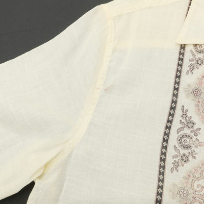 [Used] AllSaints Cotton Open Collar Short Sleeve Shirt Beige [XS] [Condition Rank B] [Men&