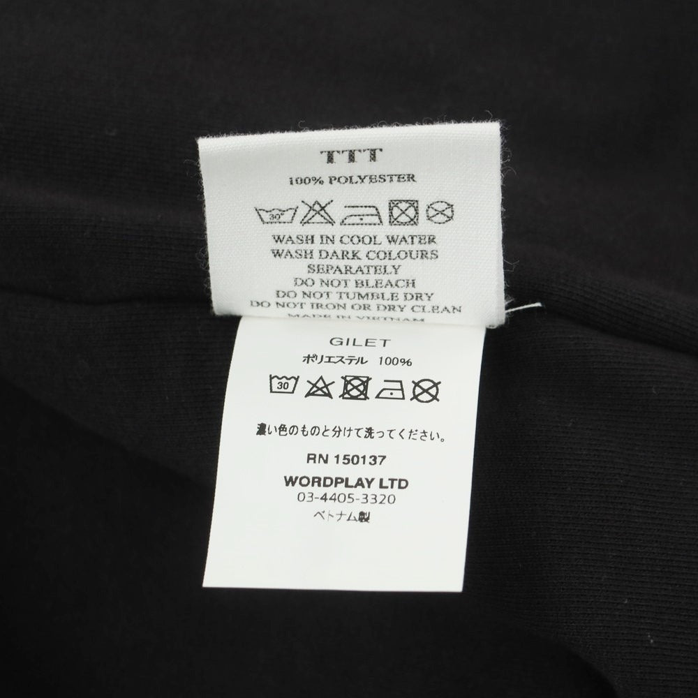 【中古】ティー TTT MSW ポリエステル ベスト フリースベスト クリームxブルー【 L 】【 状態ランクB 】【 メンズ 】 [EPD]