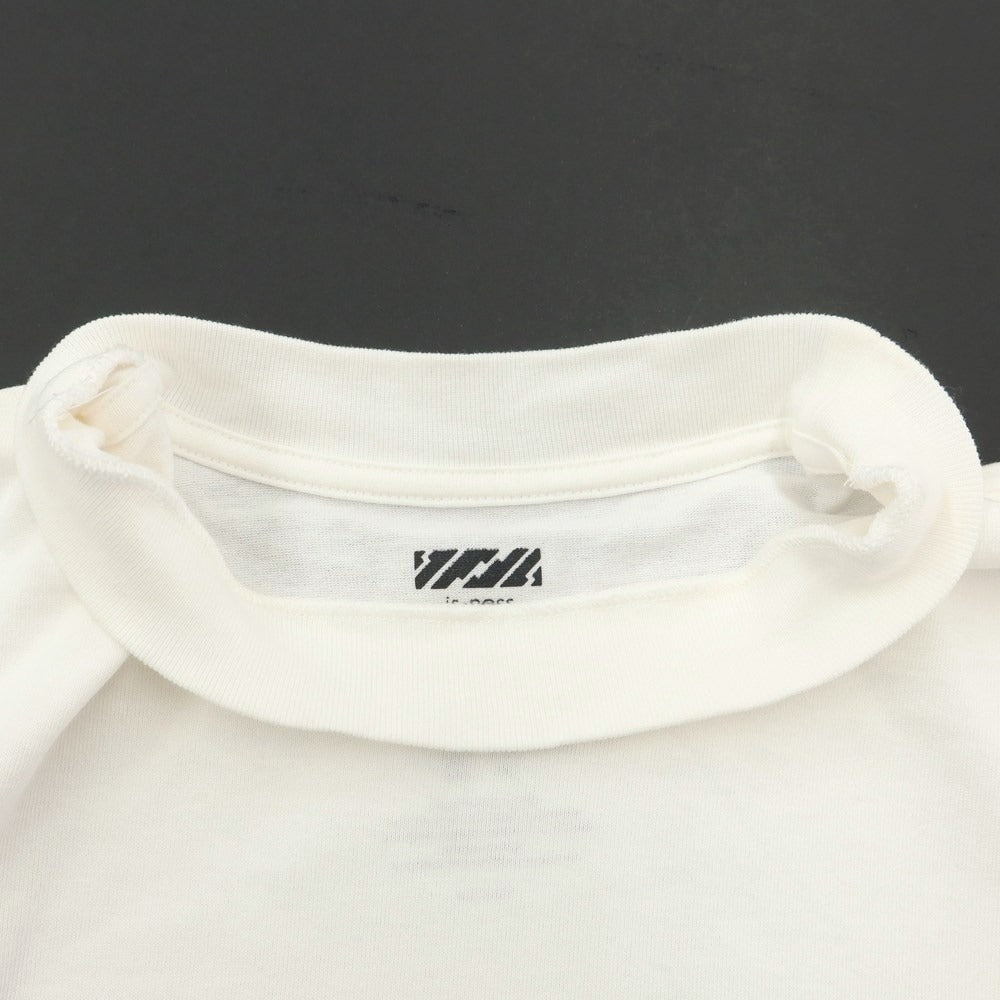 [Used] is-ness Wide silhouette short sleeve T-shirt White [M] [Condition rank B] [Men&