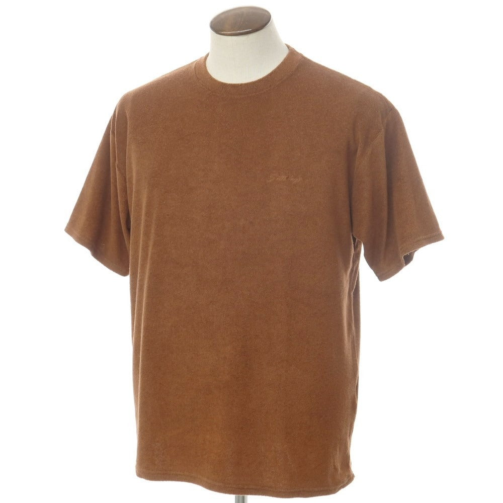 [Used] Saturdays NYC Polyester Cotton Pile Short Sleeve T-Shirt Brown [L] [Condition Rank C] [Men&