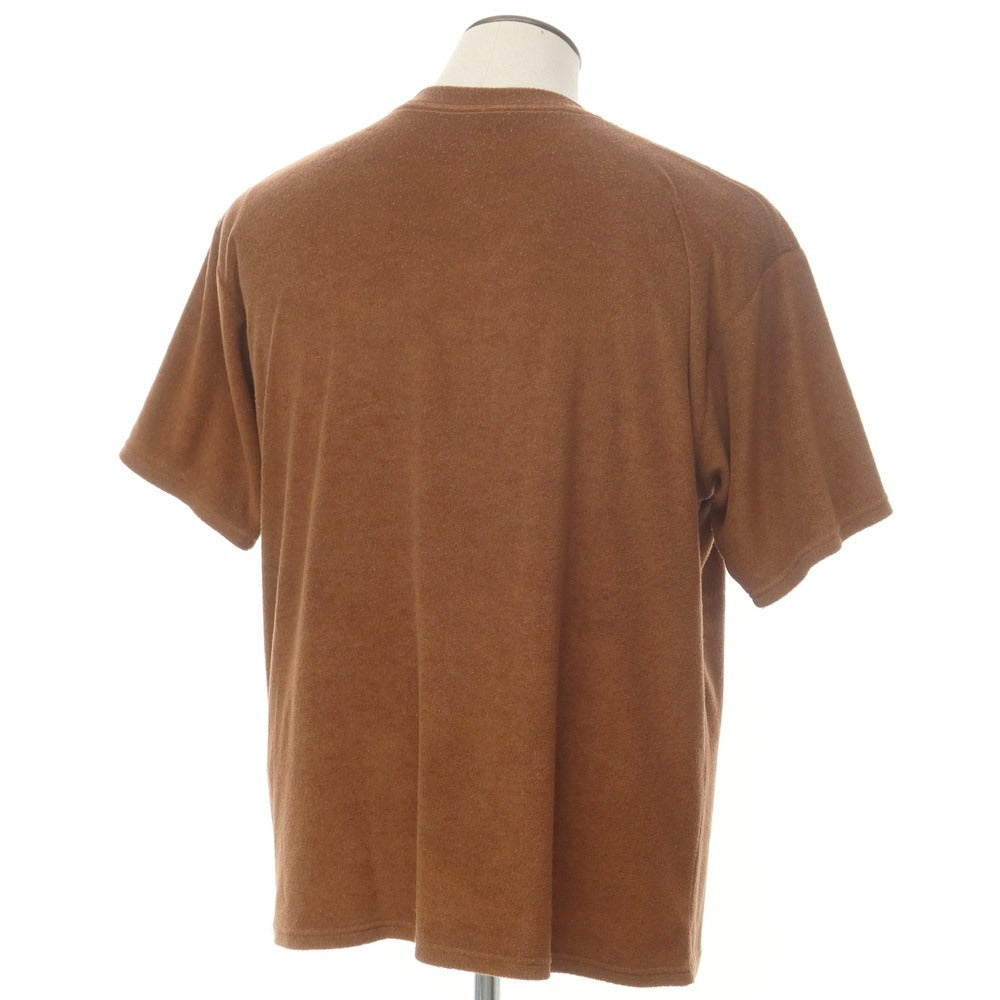 [Used] Saturdays NYC Polyester Cotton Pile Short Sleeve T-Shirt Brown [L] [Condition Rank C] [Men&