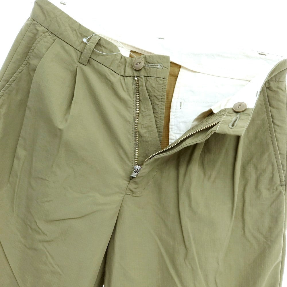 【中古】シーイー C.E リップストップナイロン カジュアルスラックスパンツ オリーブ【 S 】【 状態ランクB 】【 メンズ 】[EPD]