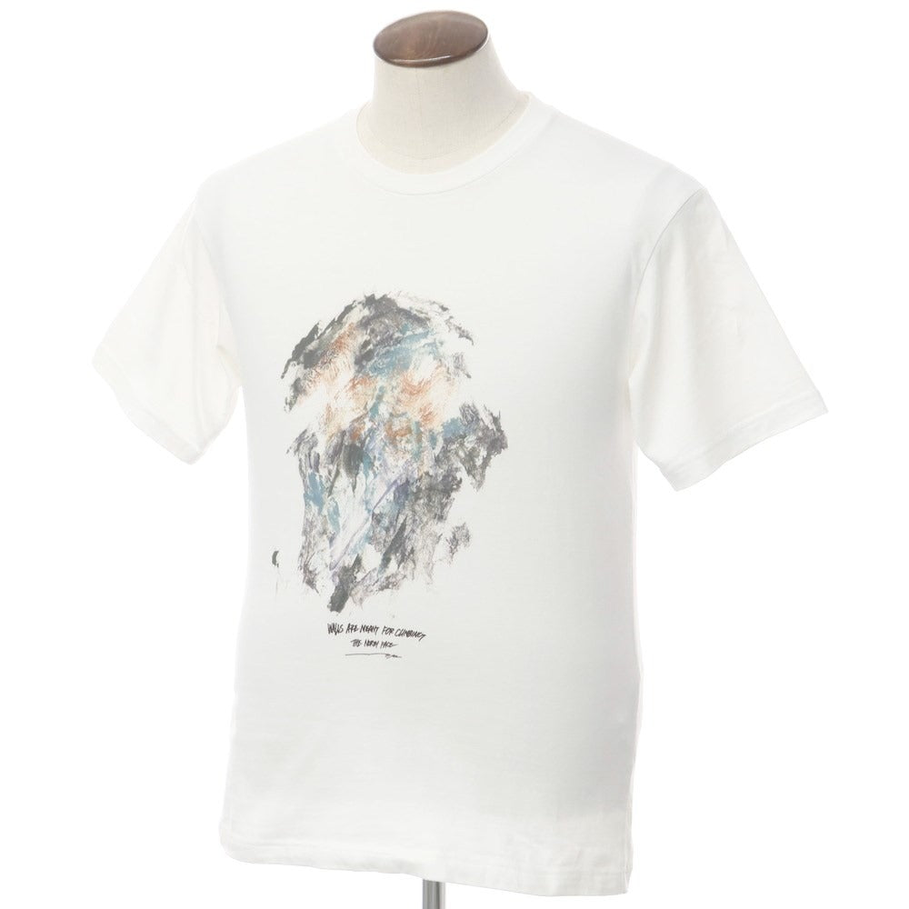 [Used] THE NORTH FACE Printed short-sleeved T-shirt White [L] [Condition Rank B] [Men&