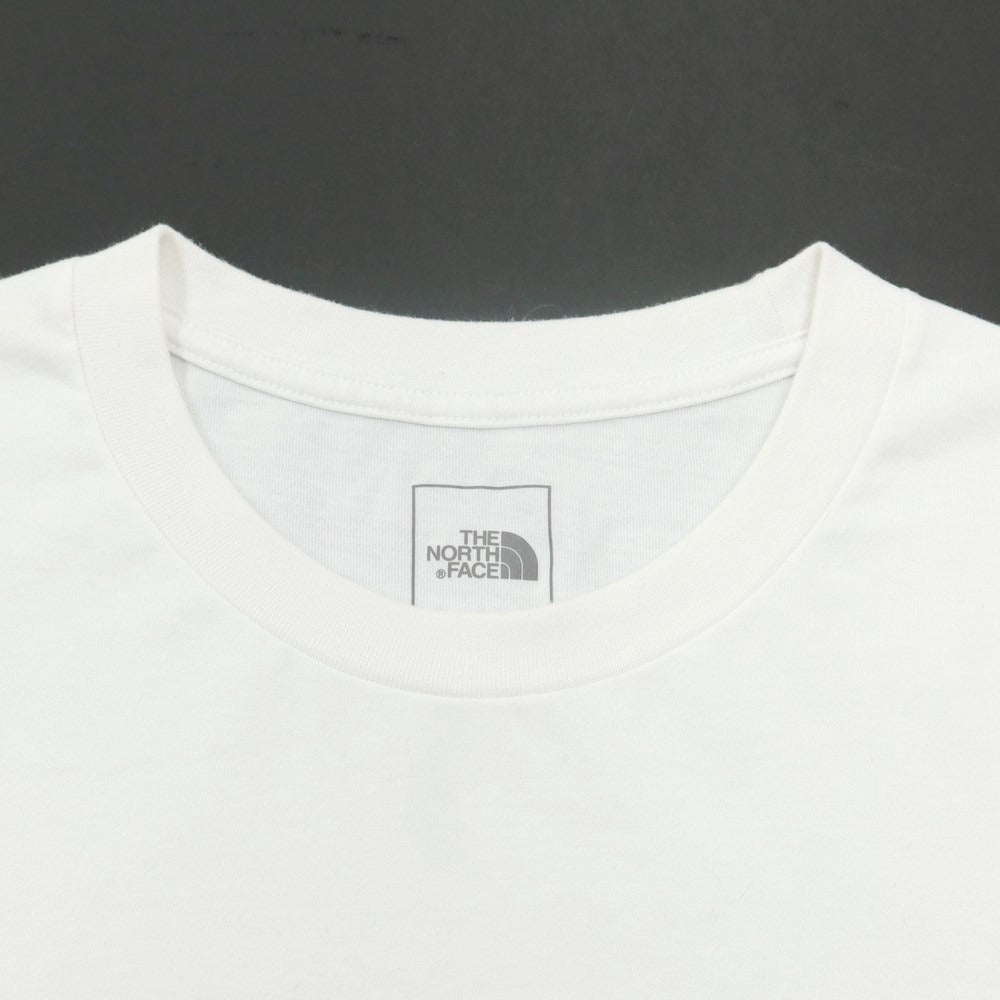 [Used] THE NORTH FACE Printed short-sleeved T-shirt White [L] [Condition Rank B] [Men&