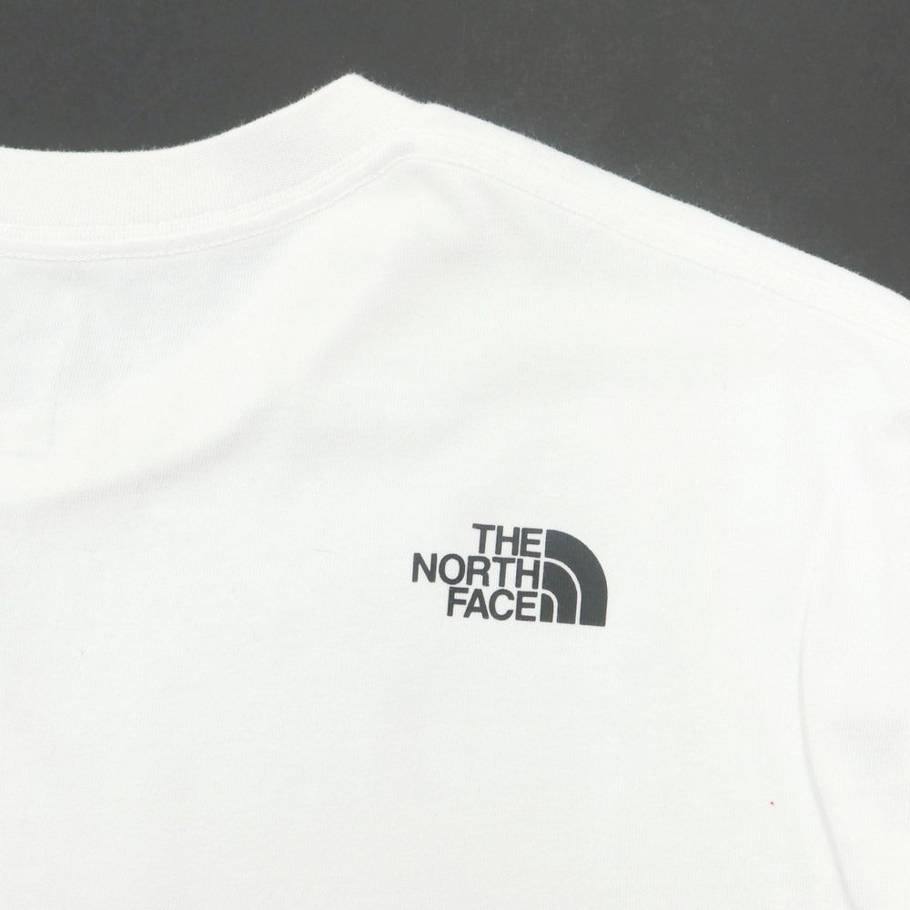 [Used] THE NORTH FACE Printed short-sleeved T-shirt White [L] [Condition Rank B] [Men&