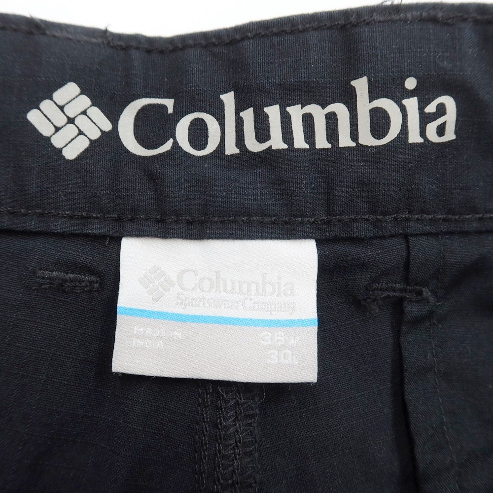 【中古】【未使用】コロンビア Columbia ストレッチコットン イージーパンツ ブラック【 36 】【 状態ランクS 】【 メンズ 】