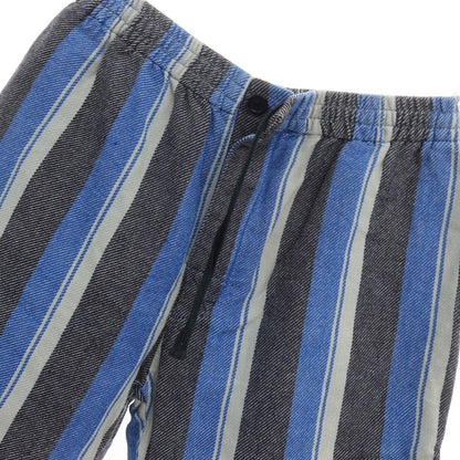 [Used] STUSSY Cotton Striped Shorts Blue x Black [S] [Condition Rank B] [Men&