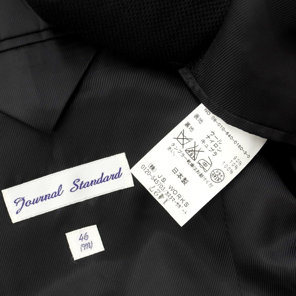 【中古】ジャーナルスタンダード JOURNAL STANDARD ウールナイロン 2B テーラードジャケット
 ブラック【サイズ46】【BLK】【S/S】【状態ランクB】【メンズ】
【759495】
[BPD]