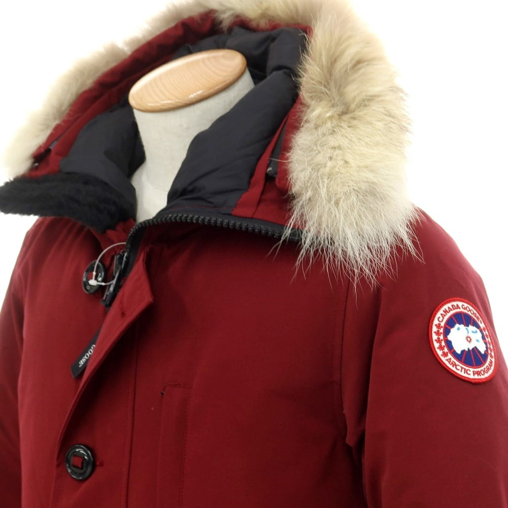 中古】カナダグース CANADA GOOSE ポリエステルコットン コヨーテファー ダウンジャケット ワインレッド【 S 】【 状態ランク –  リタリオリブロ