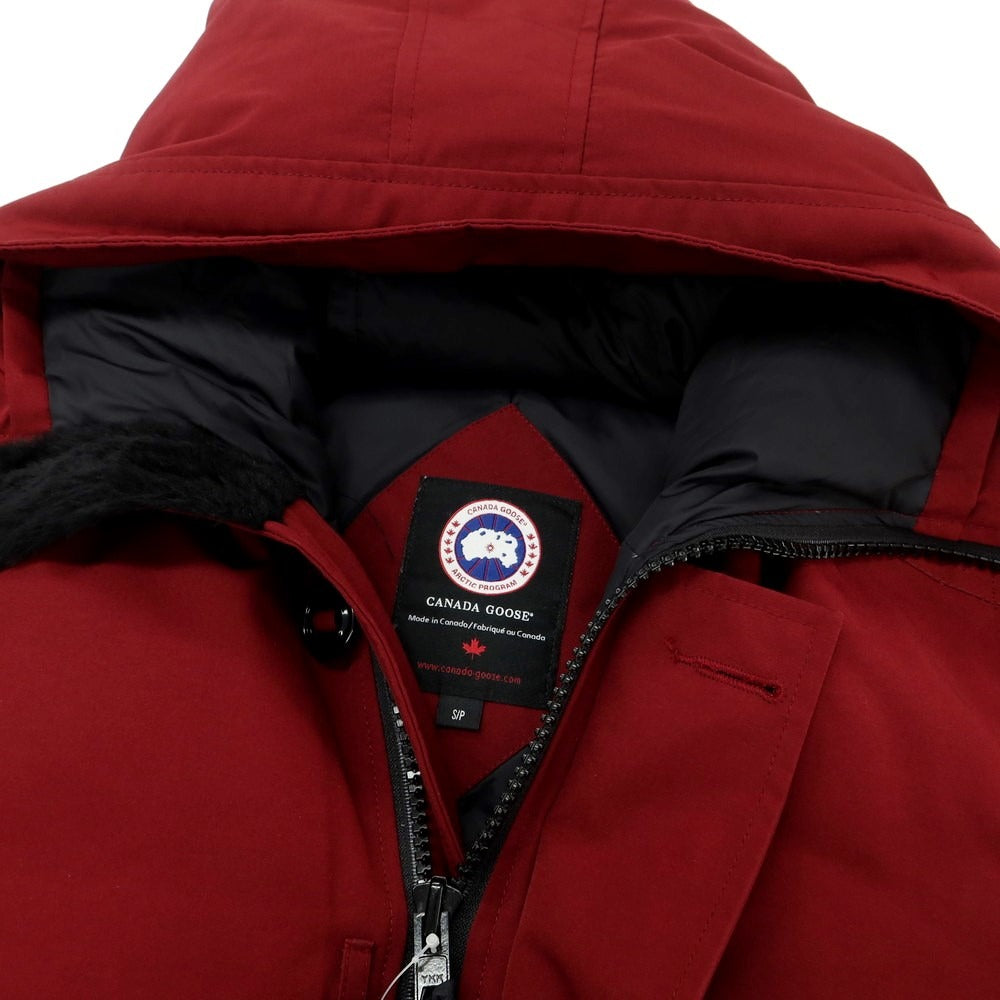 【中古】カナダグース CANADA GOOSE ポリエステルコットン コヨーテファー ダウンジャケット ワインレッド【 S 】【 状態ランクC 】【 メンズ 】