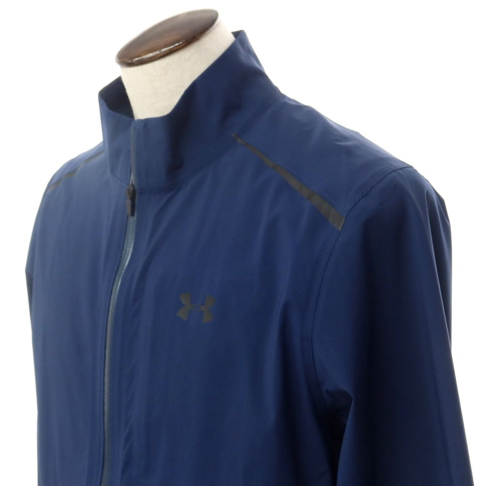 【中古】アンダーアーマー UNDER ARMOUR ストレッチナイロン シェルジャケット ネイビー【 XL 】【 状態ランクB 】【 メンズ 】