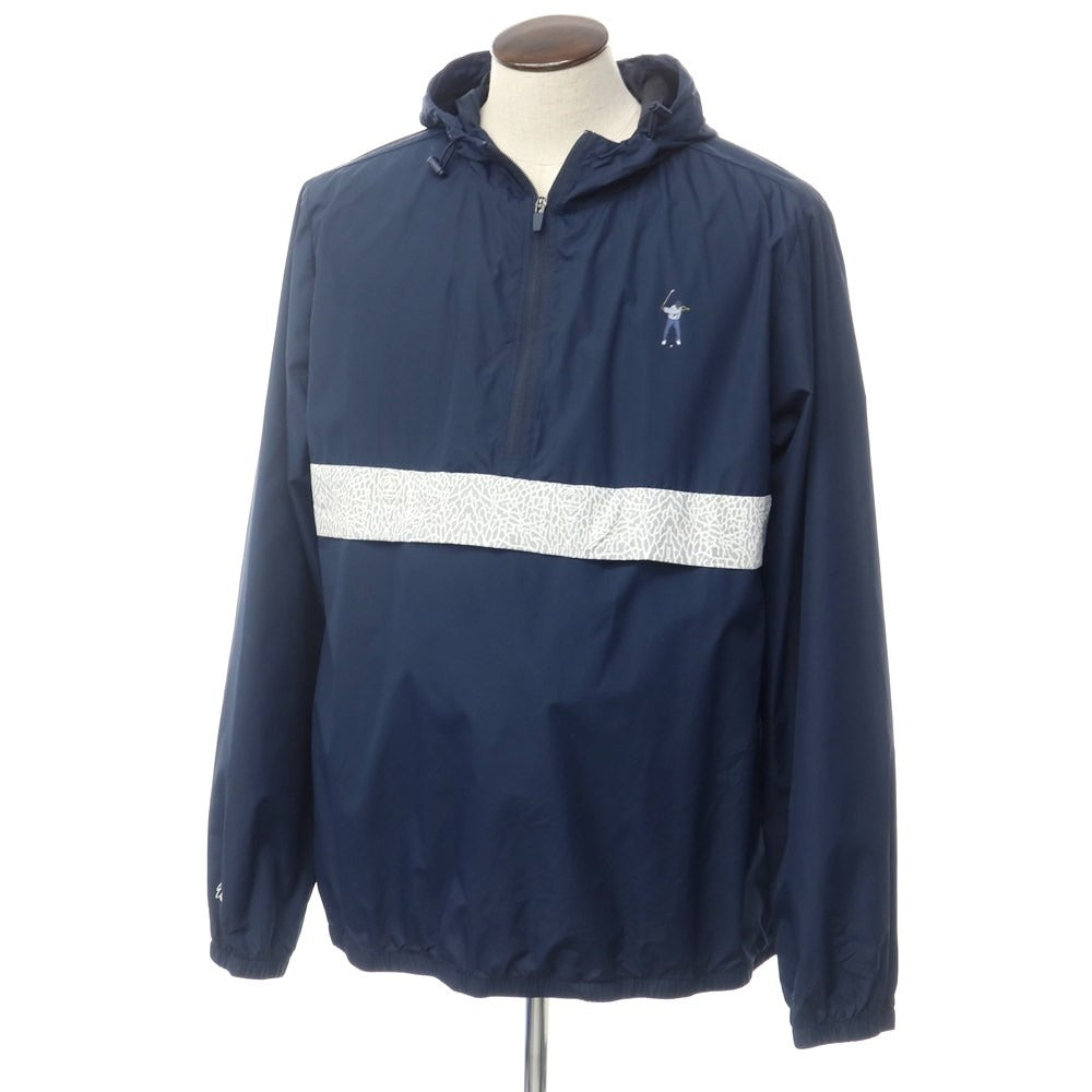 [Used] Eastside Golf Pocketable Anorak Parka Shell Jacket Navy [XL] [Condition Rank B] [Men&