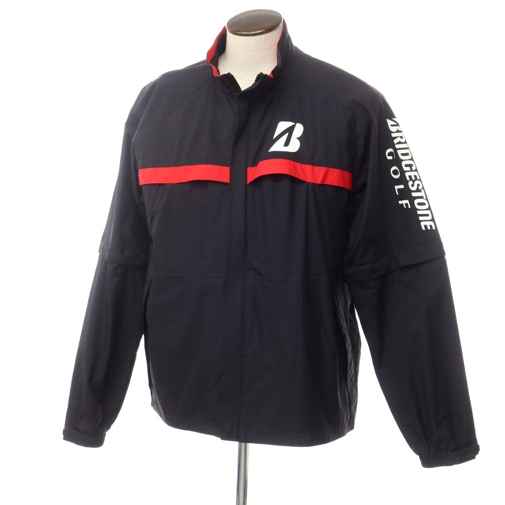 [Used] Bridgestone Golf BRIDGESTONE GOLF Nylon 2WAY Shell Jacket Black x Red [3L] [Condition Rank B] [Men&