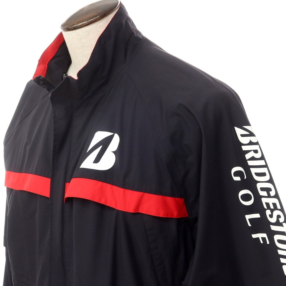 [Used] Bridgestone Golf BRIDGESTONE GOLF Nylon 2WAY Shell Jacket Black x Red [3L] [Condition Rank B] [Men&