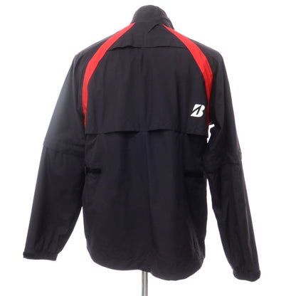 [Used] Bridgestone Golf BRIDGESTONE GOLF Nylon 2WAY Shell Jacket Black x Red [3L] [Condition Rank B] [Men&