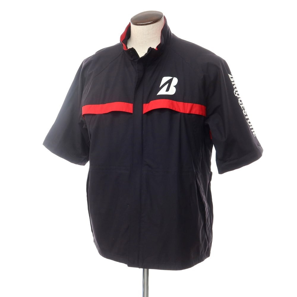 [Used] Bridgestone Golf BRIDGESTONE GOLF Nylon 2WAY Shell Jacket Black x Red [3L] [Condition Rank B] [Men&