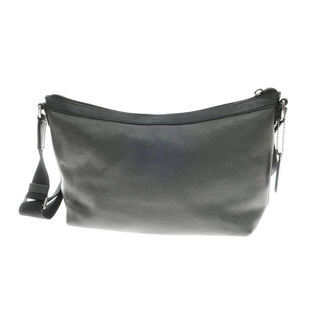 [Used] Coach Camden Leather Transit Shoulder Bag Grey x Black [Condition Rank C] [Men&