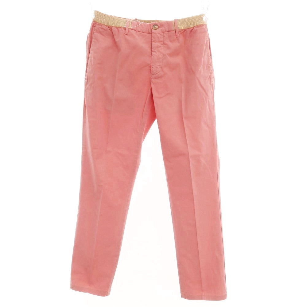 [Used] INCOTEX stretch cotton easy slacks pants, pink [46] [Condition rank B] [Men&