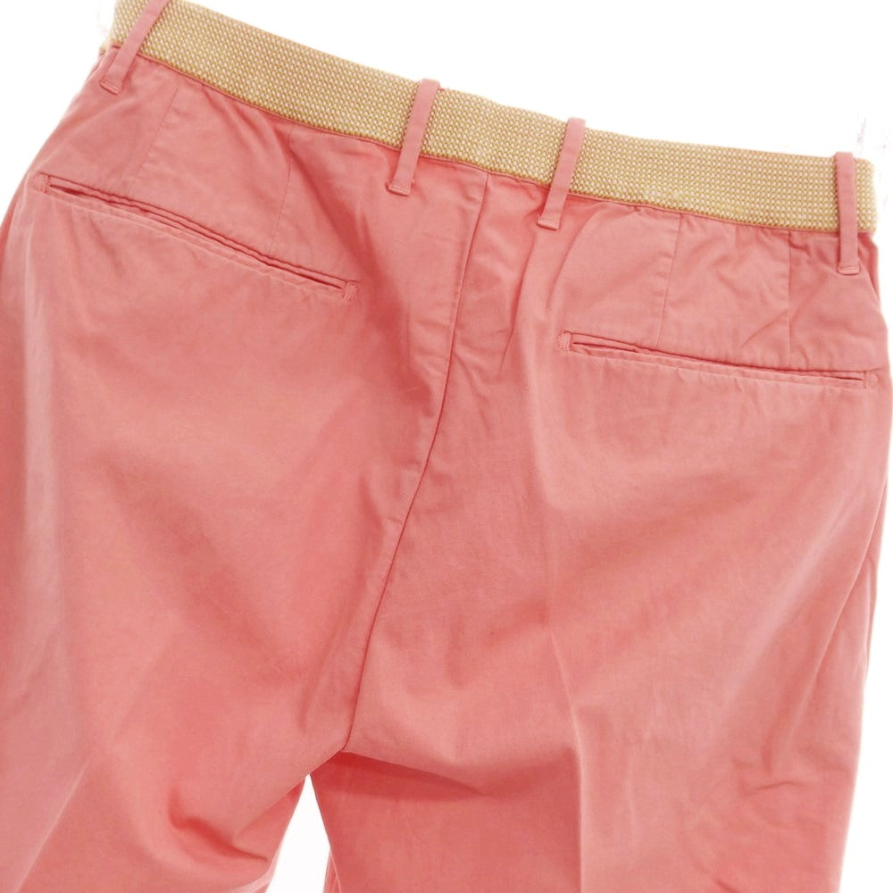 [Used] INCOTEX stretch cotton easy slacks pants, pink [46] [Condition rank B] [Men&