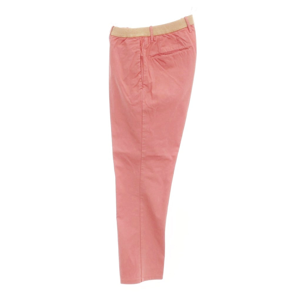 [Used] INCOTEX stretch cotton easy slacks pants, pink [46] [Condition rank B] [Men&