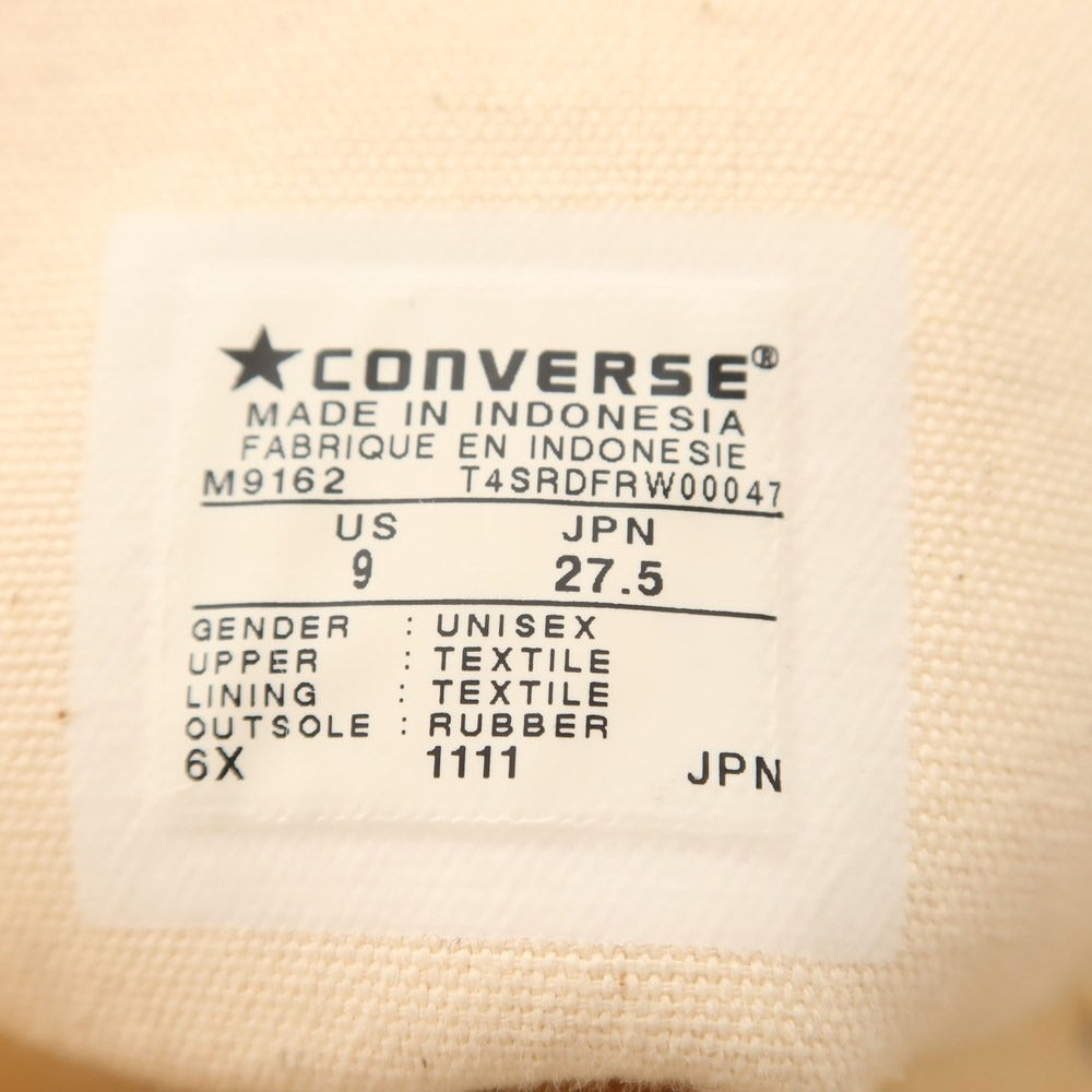 [Used] [Unused] Converse All Star Canvas High-Cut Sneakers Cream [27.5cm] [Condition Rank S] [Men&