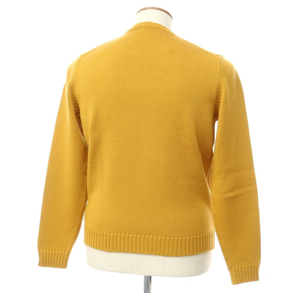 [Used] ZANONE mid-gauge wool turtleneck knit, orange yellow [48] [Condition Rank A] [Men&