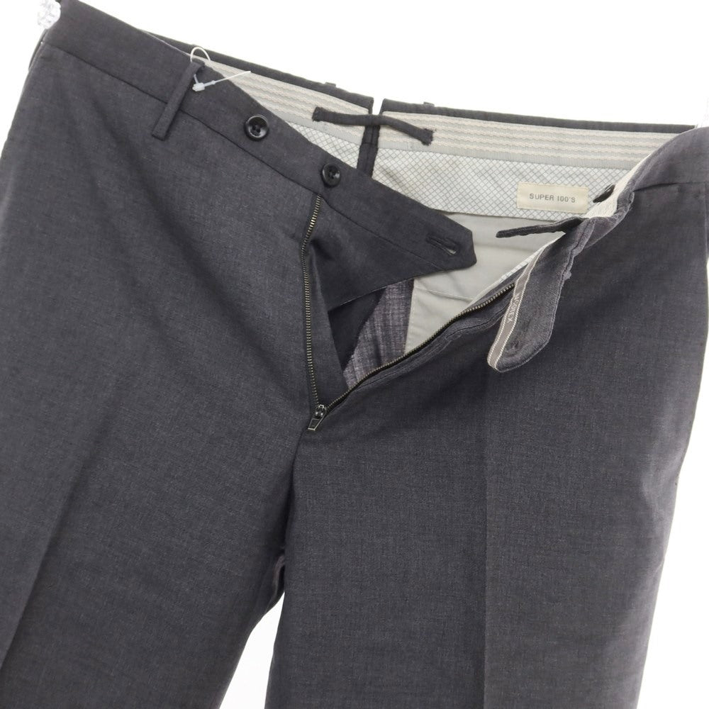 [Used] INCOTEX Wool Dress Slacks Pants Dark Gray [48] [Condition Rank C] [Men&