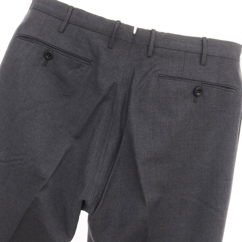 [Used] INCOTEX Wool Dress Slacks Pants Dark Gray [48] [Condition Rank C] [Men&