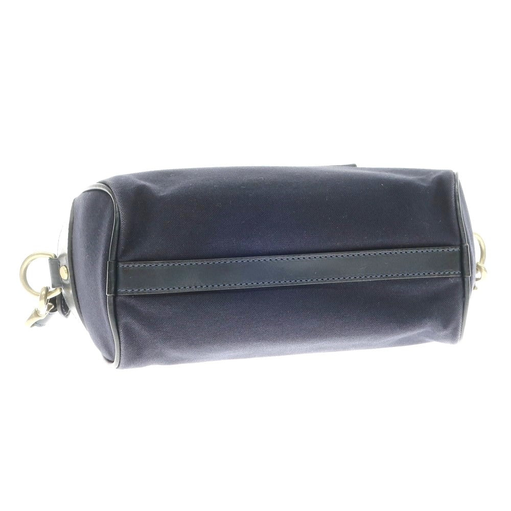 [Used] GANZO Canvas Leather Shoulder Bag Navy [Condition Rank B] ​​[Men&