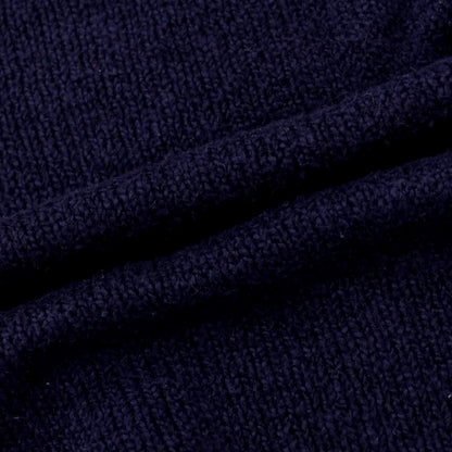 [Used] Three Dots Mid-gauge Cotton Linen Crew Neck Knit Navy [S rank] [Condition rank C] [Men&