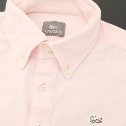 [Used] LACOSTE Pique Stretch Cotton Short Sleeve Polo Shirt Light Pink [2] [Condition Rank C] [Men&